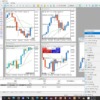 XMTrading MT5のチャート上で右クリックをしてメニューを表示させたときのスクリーンショット