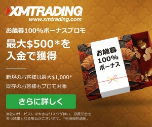 XMTradingお歳暮ボーナスのバナー広告